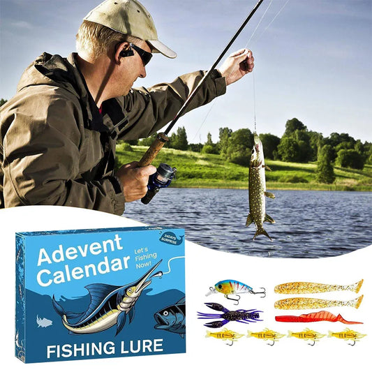 Fishing Lure Adevent  Calendar for Christmas (V2) - 24 Day Set! ONLY 9 LEFT!
